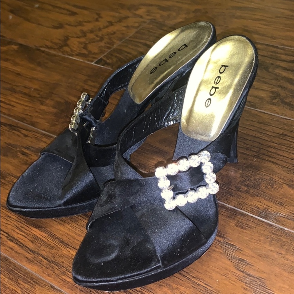 Bebe black heels